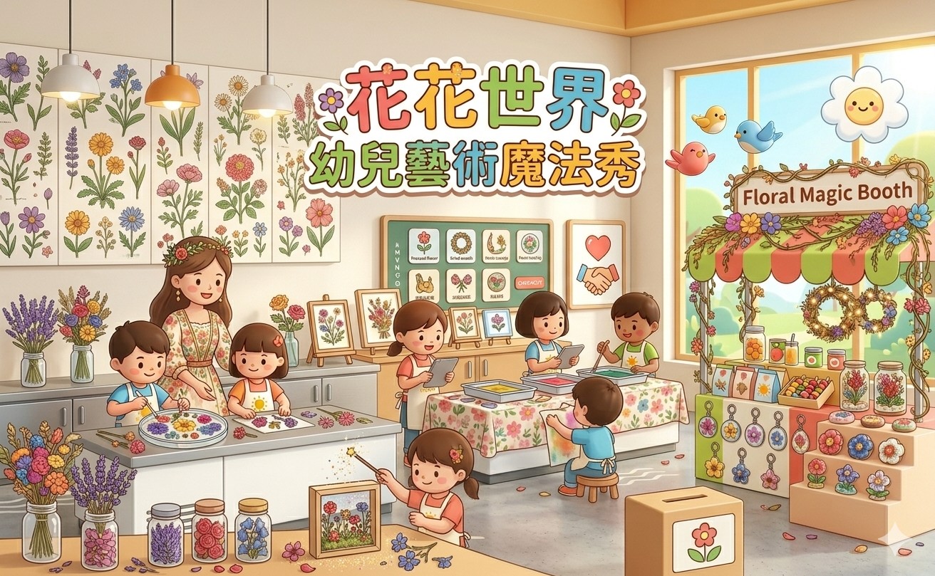 「花花世界」幼兒藝術魔法秀