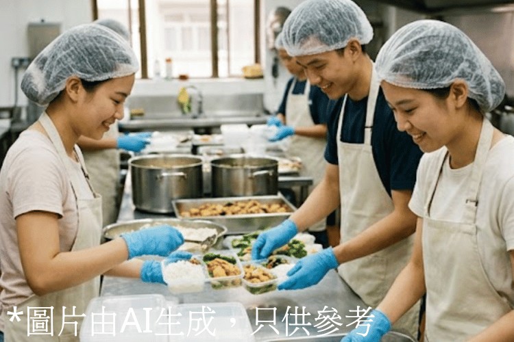 惜食堂義工A-膳食裝盒