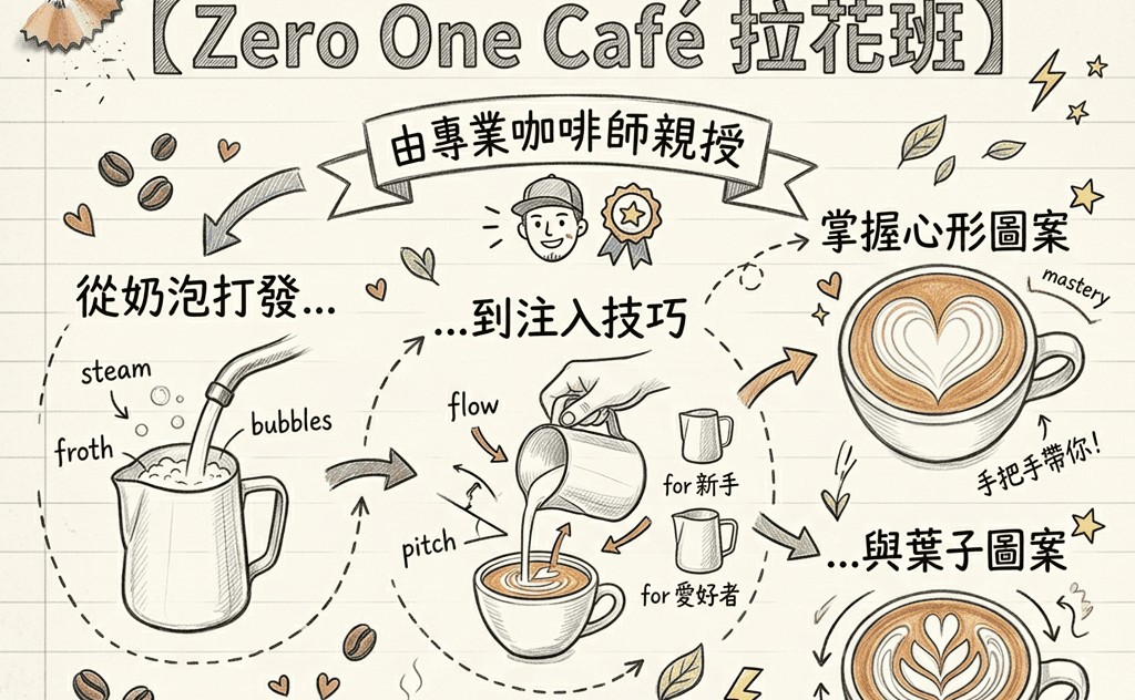 Zero One Café 拉花班