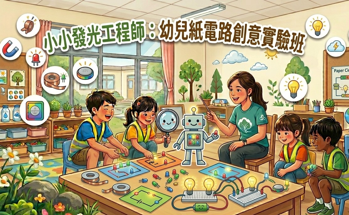 小小發光工程師：幼兒紙電路創意實驗班