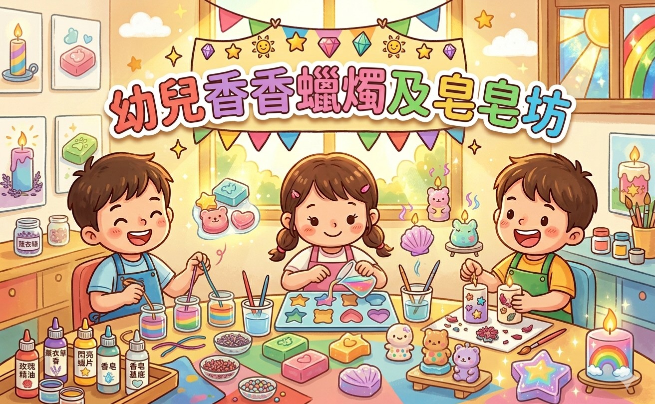幼兒香香蠟燭及皂皂坊