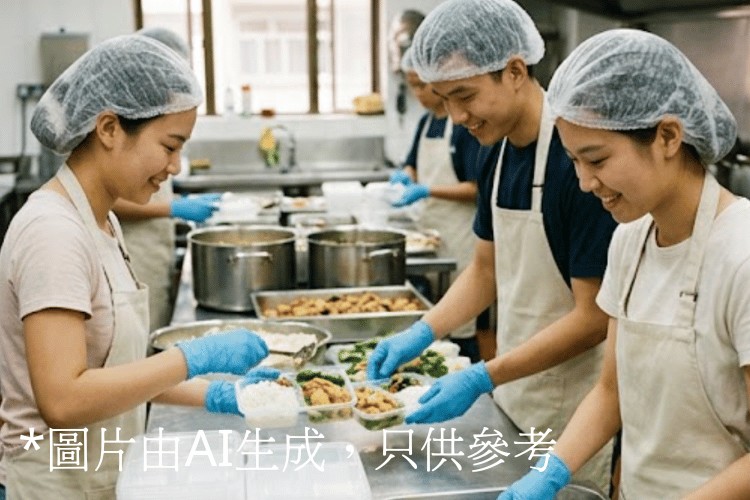 惜食堂義工B-膳食裝盒