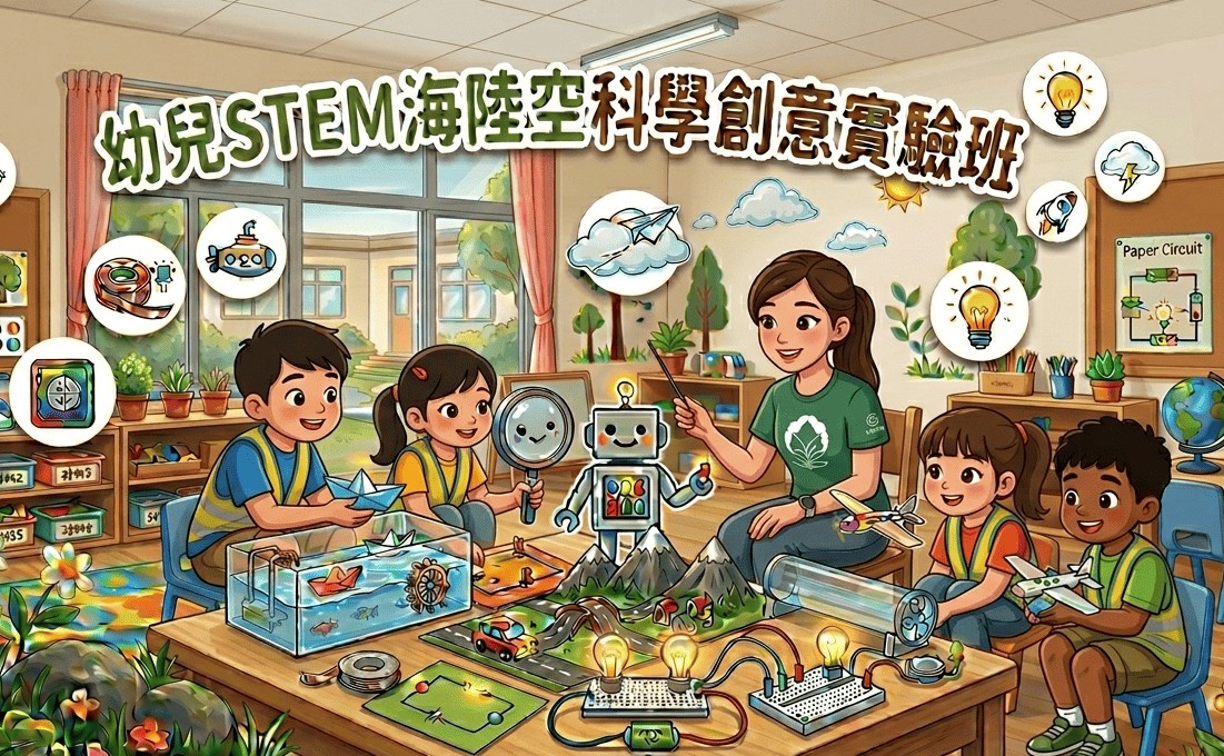 幼兒STEM海陸空科學創意實驗班