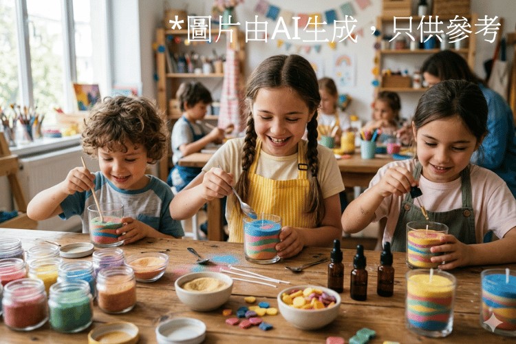 沙畫香薰蠟燭