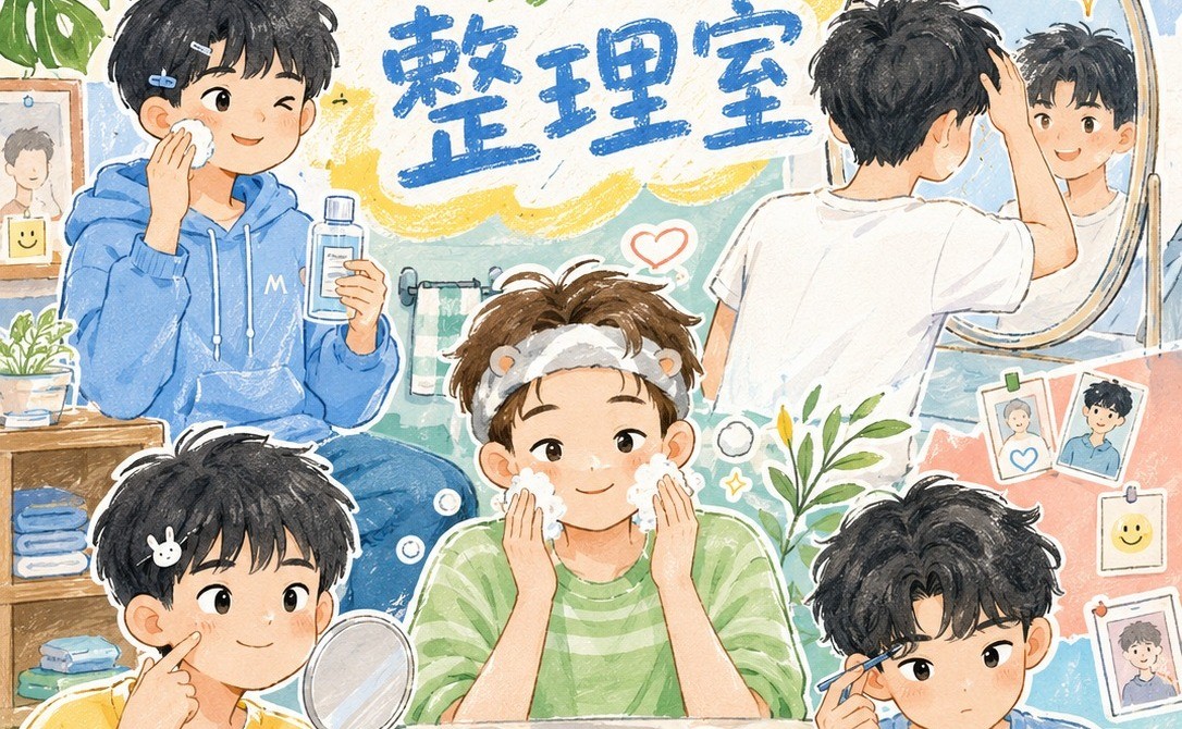 男生顏值整理室