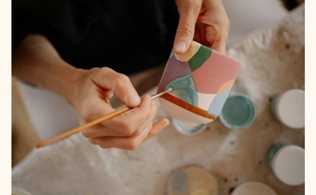 小小陶藝家。烘焙調色盤