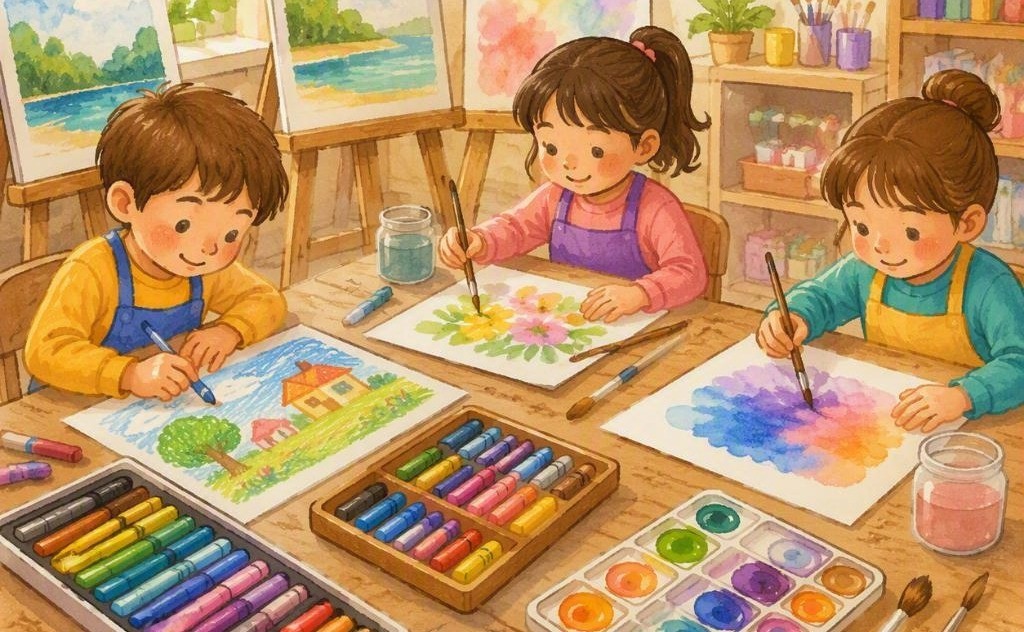 週五幼兒小畫家 26/27（9月) 新生首堂需到中心前台交材料費($60)