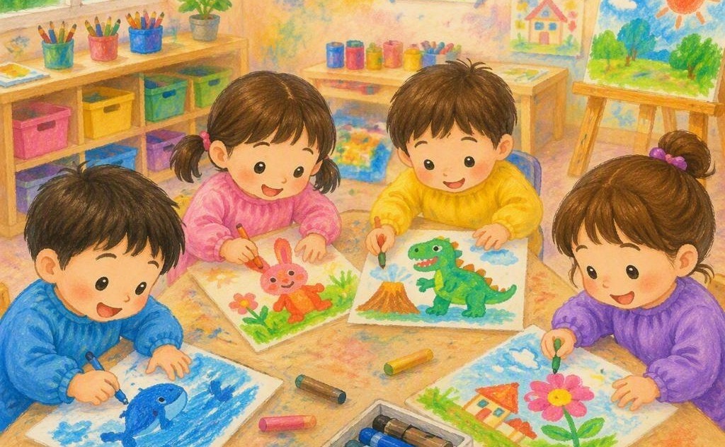 週六幼兒粉彩畫班26/27 A班 (10月)