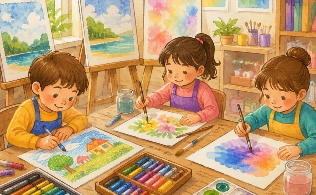 週五幼兒小畫家26/27(10月) 新生首堂需到中心前台交材料費$60