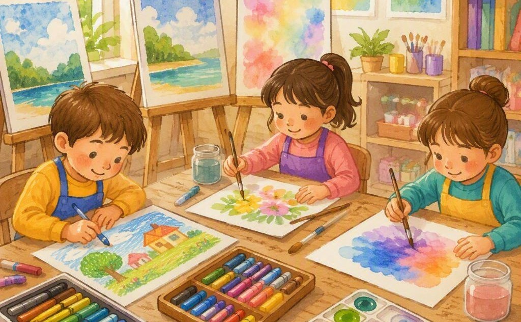 週五幼兒小畫家26/27(12月) 新生首堂需到中心前台交材料費$60