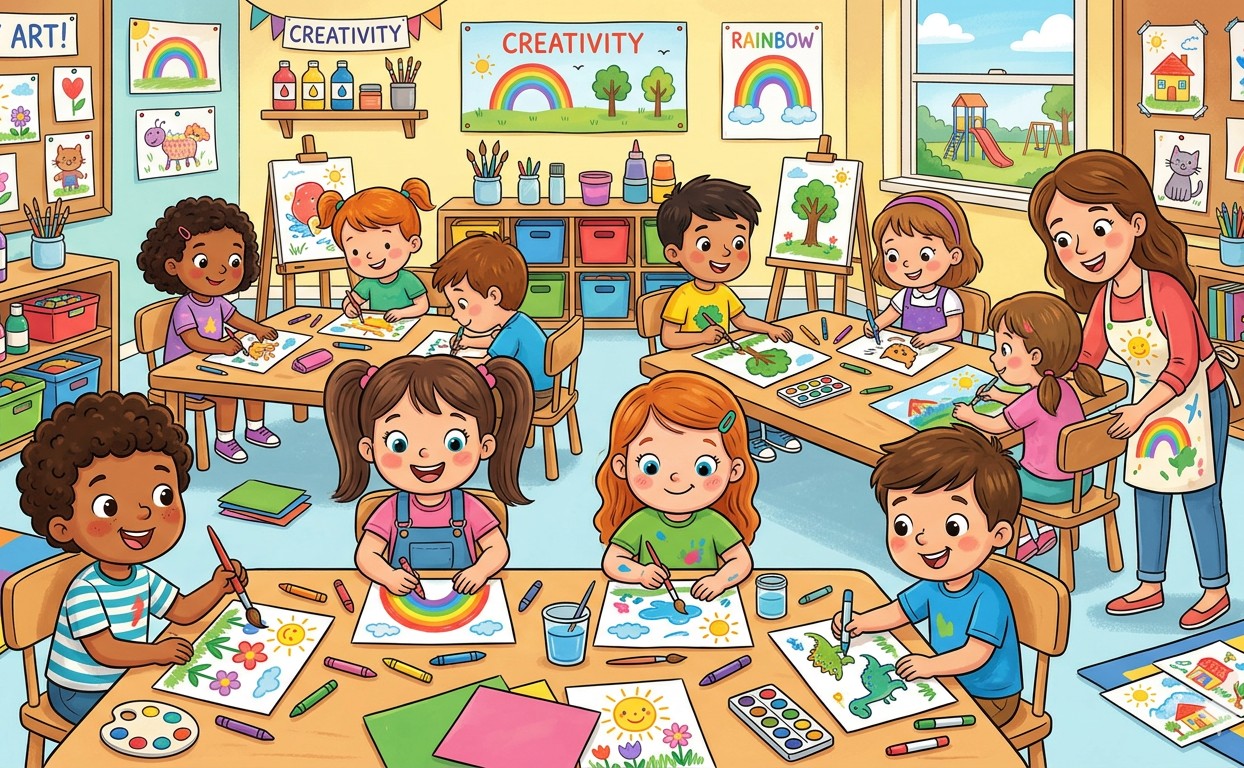週二幼兒創意繪畫-26274